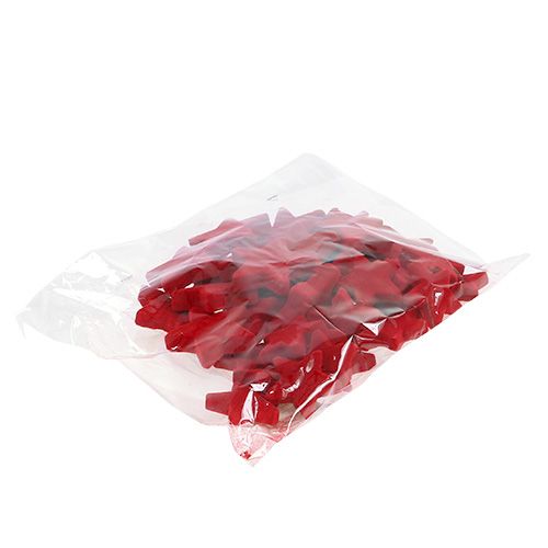 Floristik24 Stjärnmix rödflockad 4-5cm 40st