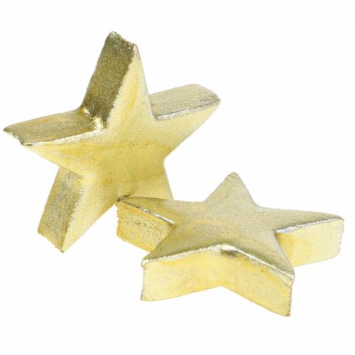Artikel Deco stjärnor guld 4cm 12st