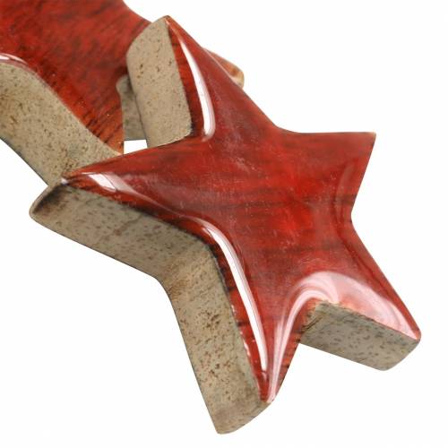 Floristik24 Strödekor stjärnmango röd målad 5×5cm 16 st