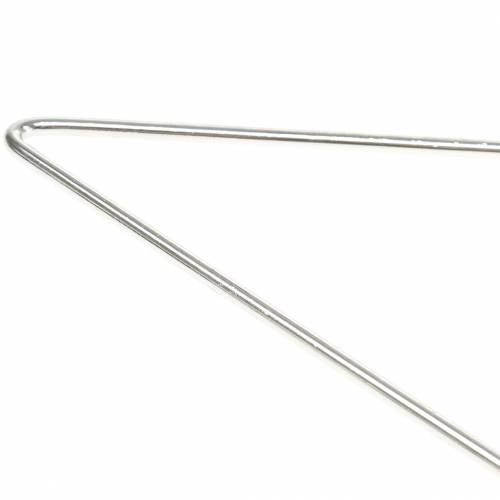 Floristik24 Dekorativ stjärnsilver 40 cm 4st