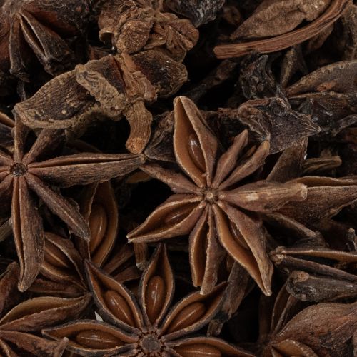 Artikel Stjärnanisdekoration hantverksartiklar naturlig dekoration torkad anis 500g