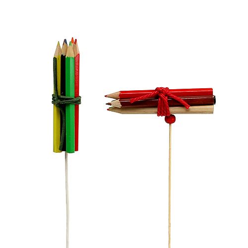 Floristik24 Stiftbuntanslutning färgad 10st