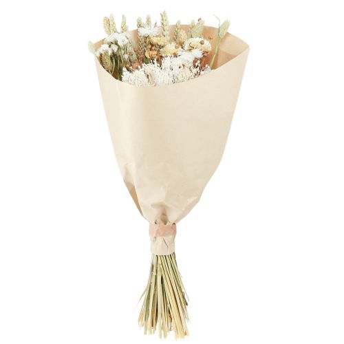 Artikel Bukett torkade blommor halm blommor korn vit 55cm