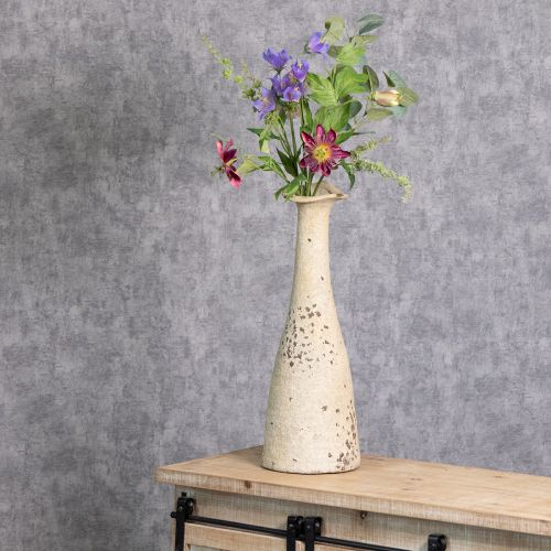 Artikel Konstgjord blombukett med färgglada blommor, konstfullt arrangerad för elegant dekoration, 60 cm