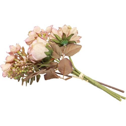 Floristik24 Konstgjord blombukett konstgjorda blommor konstgjorda rosor antika 30cm