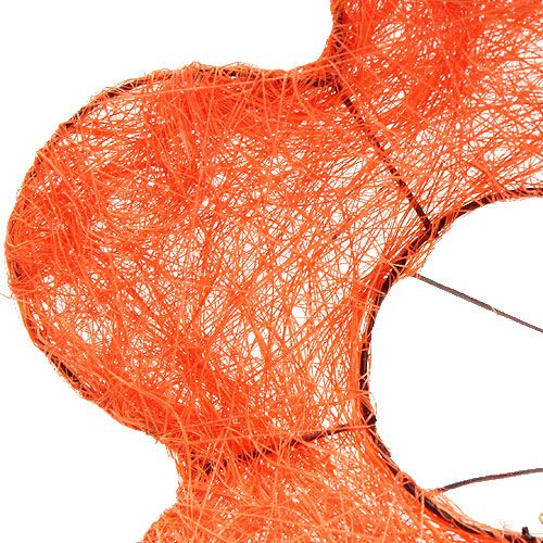 Artikel Sisal blommmanchetter orange Ø15cm 10st