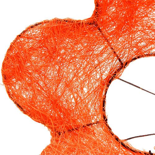 Artikel Sisal blomma manschett orange Ø20cm 10st