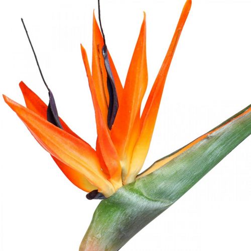 Artikel Strelizie reginae konstgjord blomma orange paradisfågel L85cm