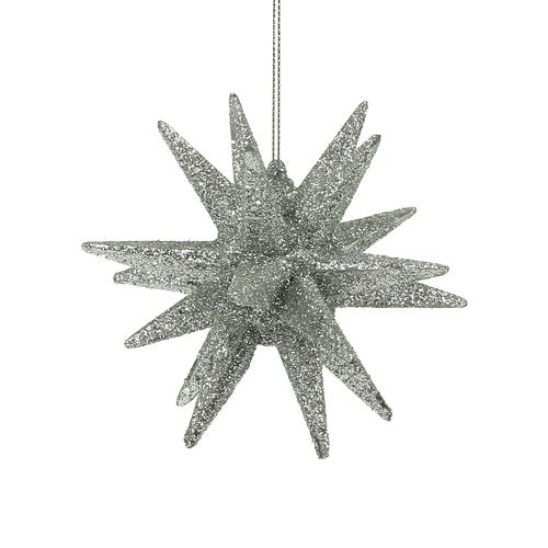 Floristik24 Stjärnor med glimmerchampagne 11,5cm 4 st
