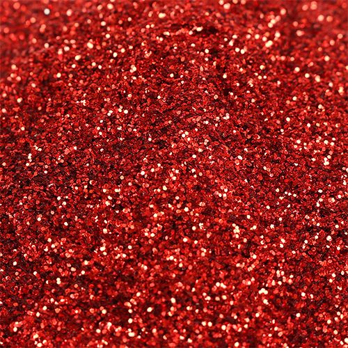 Floristik24 Scatter glitter röd 115g