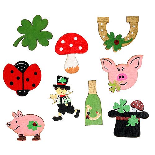 Floristik24 Giveaway nyårsafton 3,5 cm färgad 54st