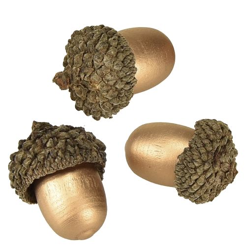 Artikel Scatter dekoration ekollon höst vinter guld 3cm 36 st