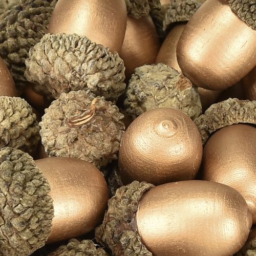Artikel Scatter dekoration ekollon höst vinter guld 3cm 36 st