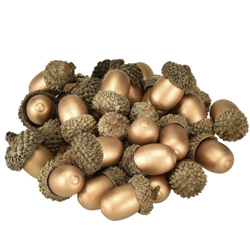 Artikel Scatter dekoration ekollon höst vinter guld 3cm 36 st