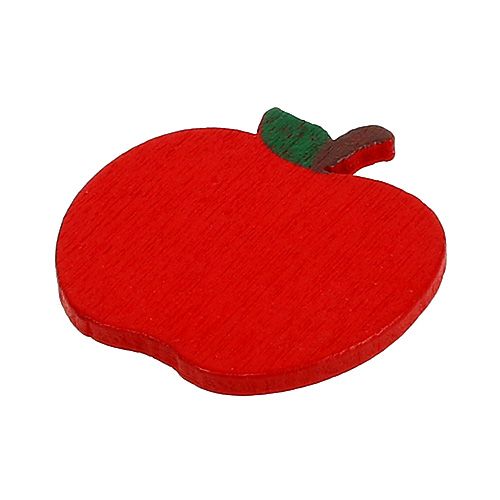 Floristik24 Scatter dekoration krabba äpple röd 3cm 72 st