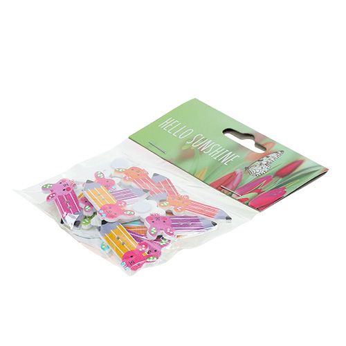 Floristik24 Scatter dekorationsknappar penna festdekoration 24 st