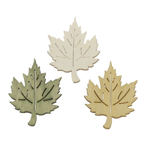 Floristik24 Scatter dekoration höstlöv lönn dekoration färgad 3x4cm 72 st