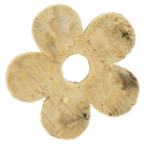 Artikel Scatter dekoration trä bark blommor björk vintage Ø5cm 36 st