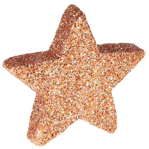 Artikel Strödekoration Julstjärnor spridda stjärnor rosa Ø4/5cm 40 st