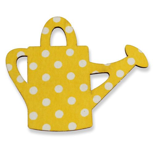 Floristik24 Vattenburk / hink gjord av trä 8 cm diverse 12st