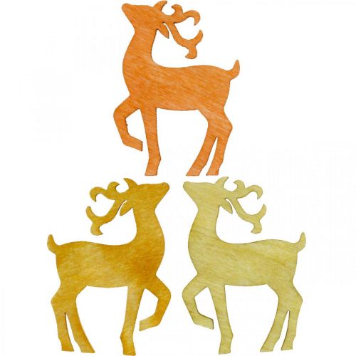 Artikel Strödekoration Julved rådjur natur 4×3cm 72 st