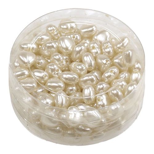 Floristik24 Spridda hjärtan grädde 1 cm 144st