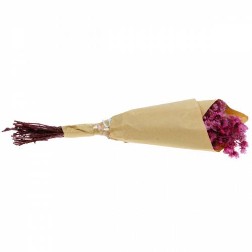 Floristik24 Torkade blommor Rosa Torkade blommor Bukett Torkade blommor Rosa H21cm