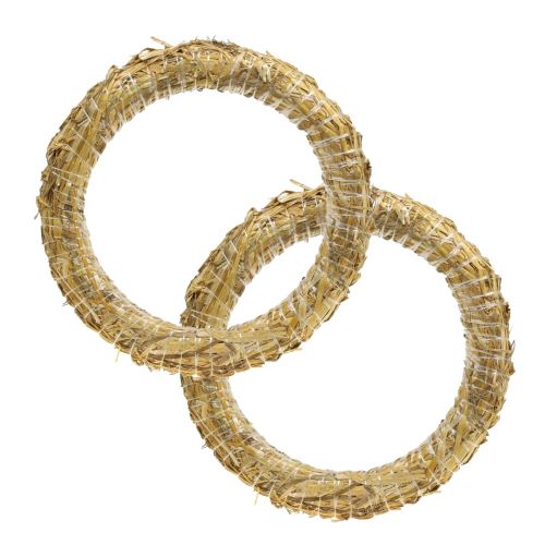 Halmkrans halmkransar till dörrkransar 25/4cm 2st