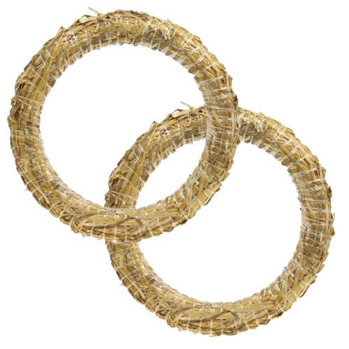 Halmkrans halm Romersk dekoration krans 30/4cm 2st