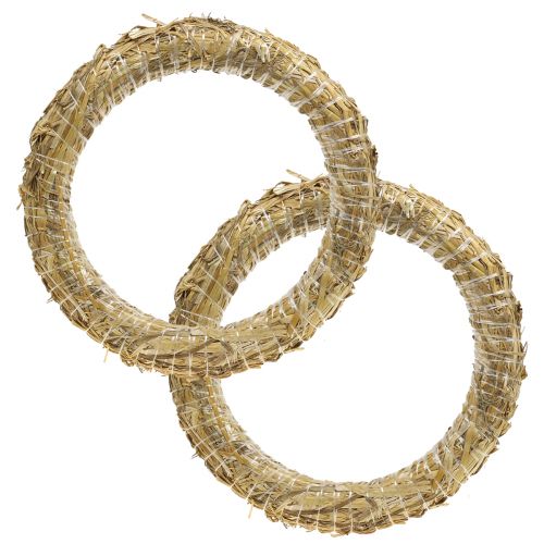 Artikel Halmkrans halmkrans blank 30/6cm 2st