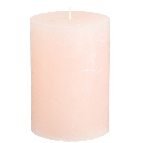 Stumpen rosa ljus ljusrosa enfärgade 70×100mm 4 st