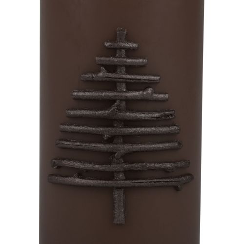 Artikel Julljusljus Jul mörkbrunt 150/70mm