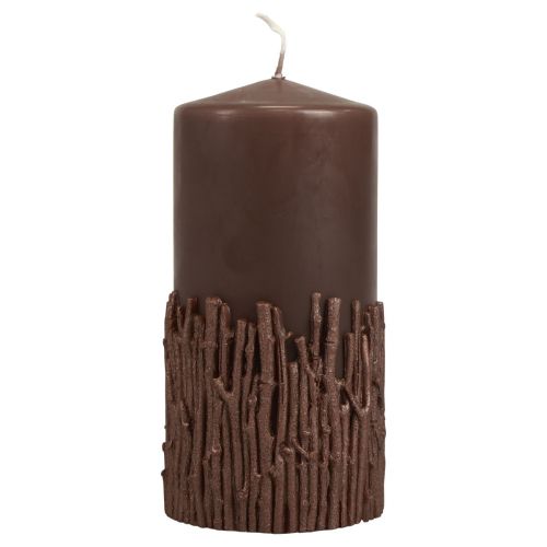 Artikel Pelarljus grenar dekor ljus mörkbrunt 150/70mm 1 st