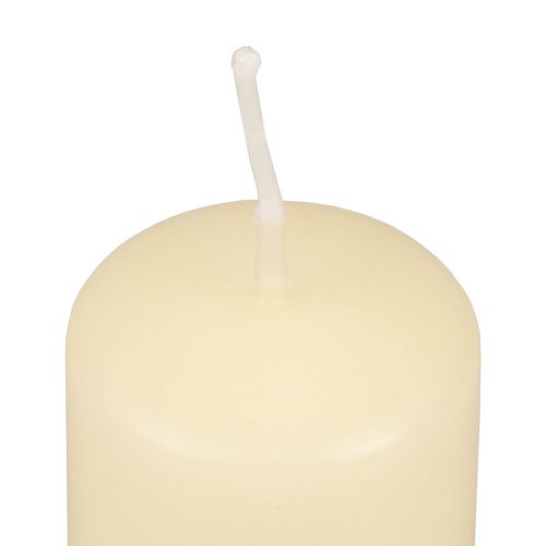 Artikel Blockljus adventsljus krämfärgade 60/40mm 24st
