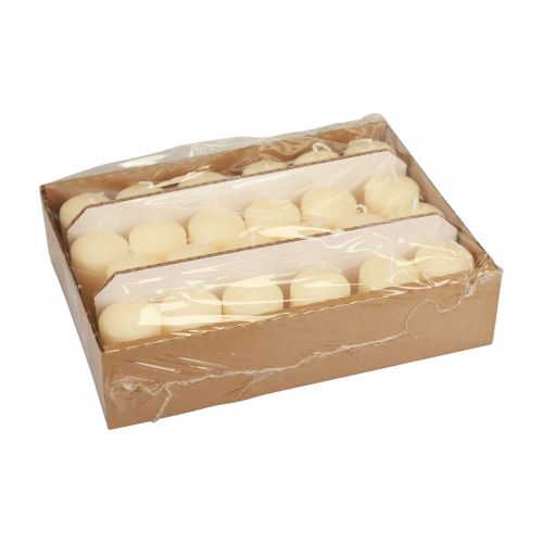 Artikel Blockljus adventsljus krämfärgade 60/40mm 24st