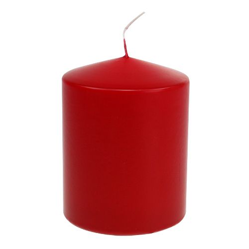 Floristik24 Pelarljus 130/100 röda 4 st