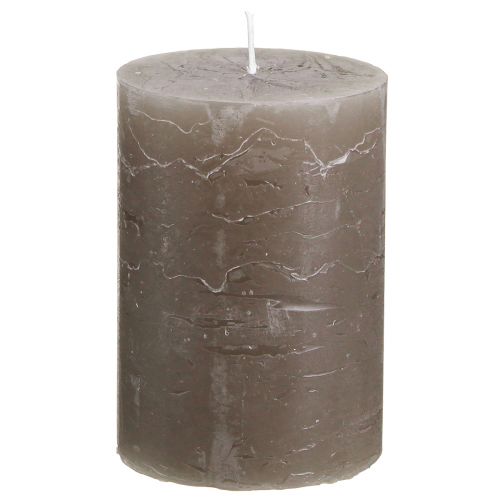 Artikel Pelarljus brun enfärgad 70x100mm 4 st