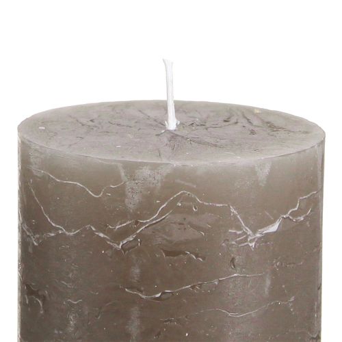 Artikel Pelarljus brun enfärgad 70x100mm 4 st