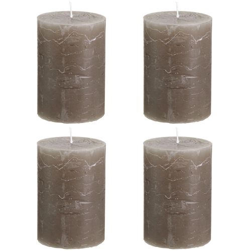 Artikel Pelarljus brun enfärgad 70x100mm 4 st