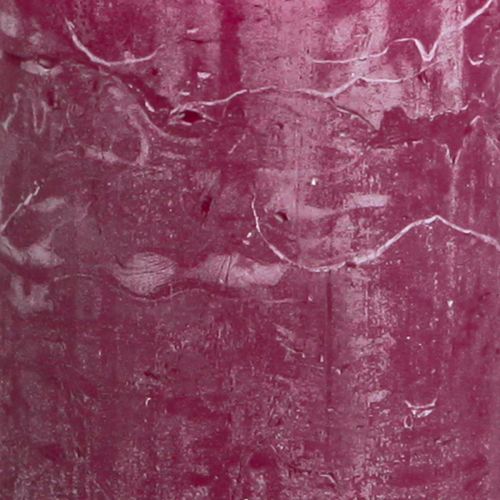 Floristik24 Pelarljus enfärgade Bärljus lila 50×100cm 4 st