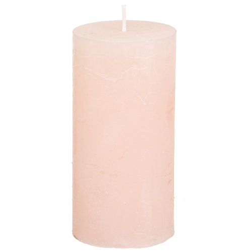 Artikel Pelarljus enfärgade ljusrosa ljus rosa 50×100mm 4 st