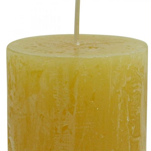 Artikel Pelarljus Rustika enfärgade ljus gul 60/110mm 4 st