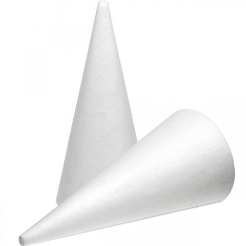 Frigolitkottar vita 26cm x12cm 5 st
