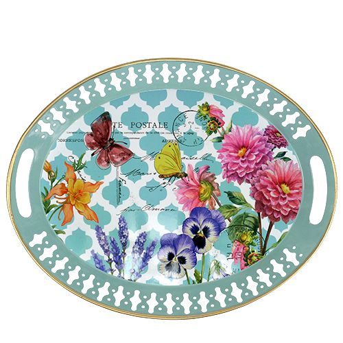 Floristik24 Blommor i magasin oval 42 cm x 33 cm