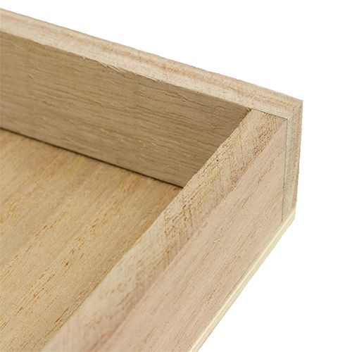 Floristik24 Träbricka stor 30cm x 30cm H3cm