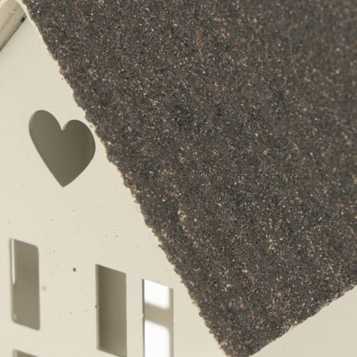 Fyrhusset Metall Tre Hus på Bricka 35cm 1 Set | Floristik24.se