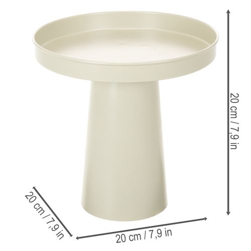 Brickställ, dekorativ tallrik för ljus och figurer, 20 cm | Floristik24.se