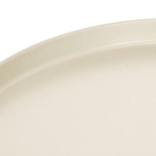 Dekorativt fat 30 cm metallfat för växtdekoration | Floristik24.se