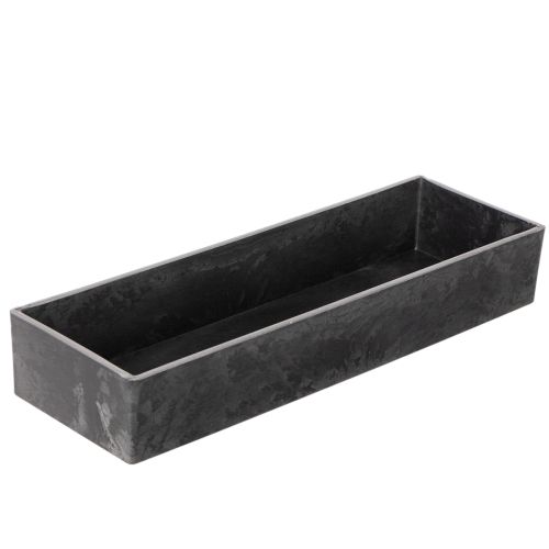Rektangulär bricka med handtag, dekorativ bricka för bord, 32 cm