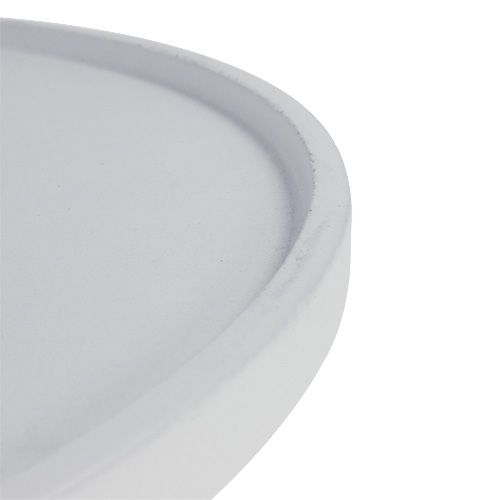 Floristik24 Rund bricka vit Ø39cm
